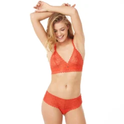 Camille Cerf & Pomm'Poire Shorty Tanga Orange en Dentelle de Calais 9 Camille Cerf & Pomm'Poire Shorty Tanga Orange en Dentelle de Calais -FITANCY Boutique shorty tanga orange culottee camille cerf et pommpoire orange 1181119 4 1140x1140