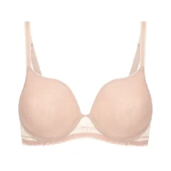 Simone Perele Soutien-gorge Spacer Décolleté Plongeant - Sable Rosé -FITANCY Boutique simone perele armature galb spacer 3d 3665375 5 67adf771043de 1140x1140