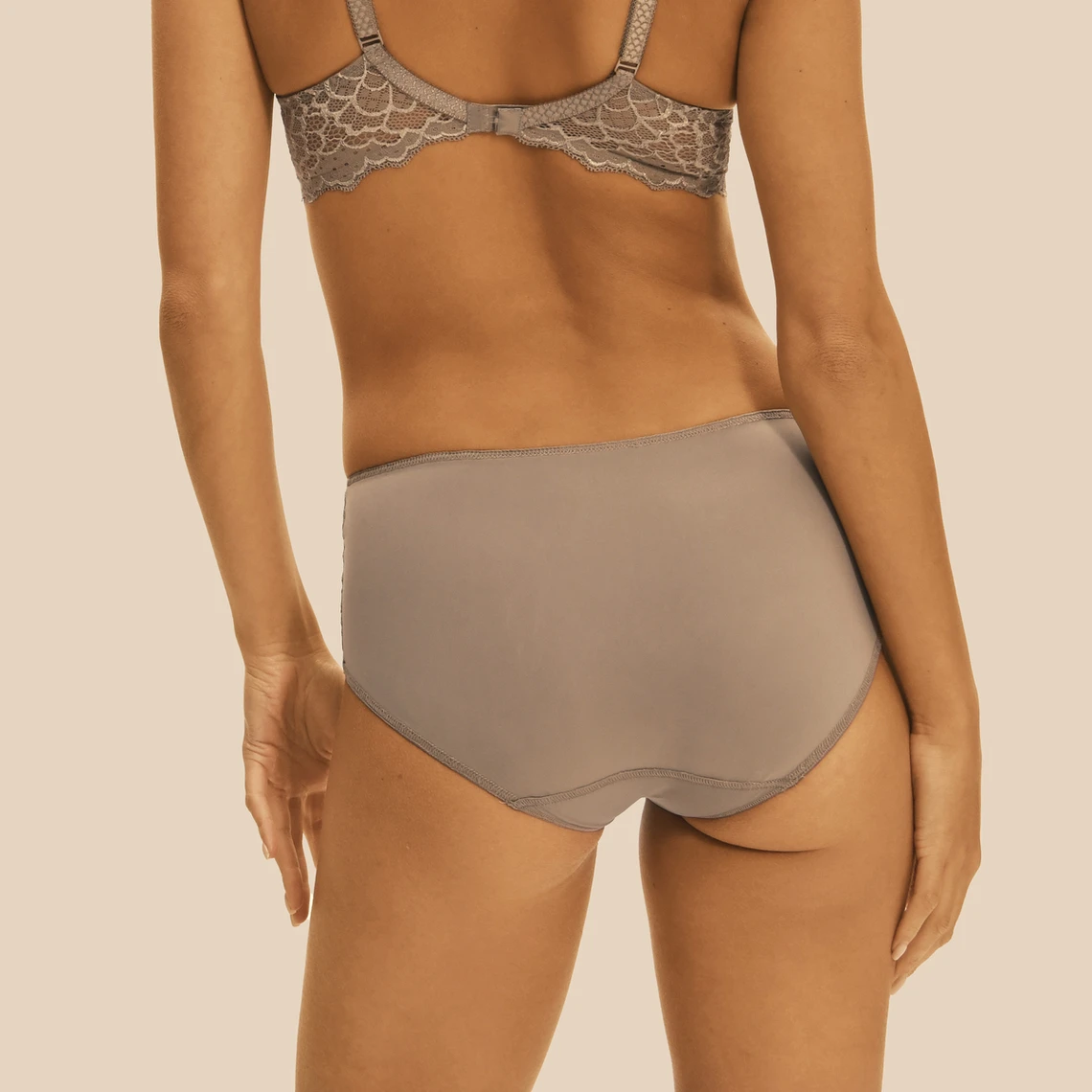 Simone Perele Culotte Taille Haute - Grège 5 Simone Perele Culotte Taille Haute - Grège – Image 3