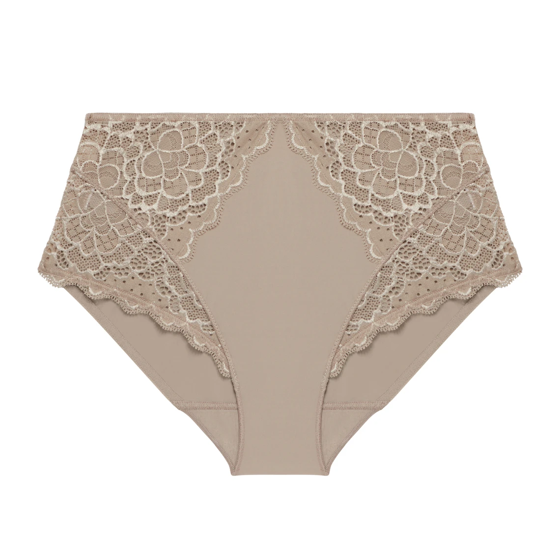 Simone Perele Culotte Taille Haute - Grège 6 Simone Perele Culotte Taille Haute - Grège – Image 4