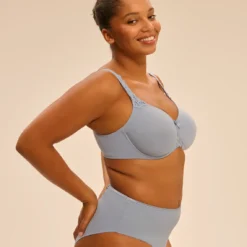 Simone Perele Culotte Taille Haute - Bleu Rêve -FITANCY Boutique simone perele culotte taille haute bleu reve 3664823 3 67a39e235d254 1140x1140