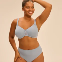 Simone Perele Culotte Taille Haute - Bleu Rêve -FITANCY Boutique simone perele culotte taille haute bleu reve 3664823 3 67a39e2367589 1140x1140