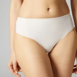 Simone Perele Culotte Taille Haute - Poudre
