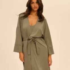 Simone Perele Kimono Vert Argile -FITANCY Boutique simone perele kimono 3664693 6 67f38c2cdf7e0 1140x1140