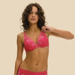 Simone Perele Soutien-gorge Push-up Décolleté Plongeant - Rose Fabuleux -FITANCY Boutique simone perele push up decollete plongeant rose 3664777 67a36d23a8fb9 1140x1140