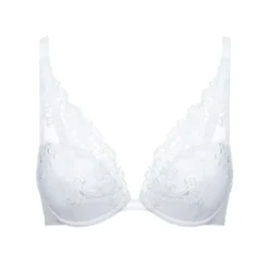 Simone Perele Soutien-gorge Push-up Décolleté Plongeant - Blanc -FITANCY Boutique simone perele push up triangle 3665451 6 67ae28e3078ee 1140x1140