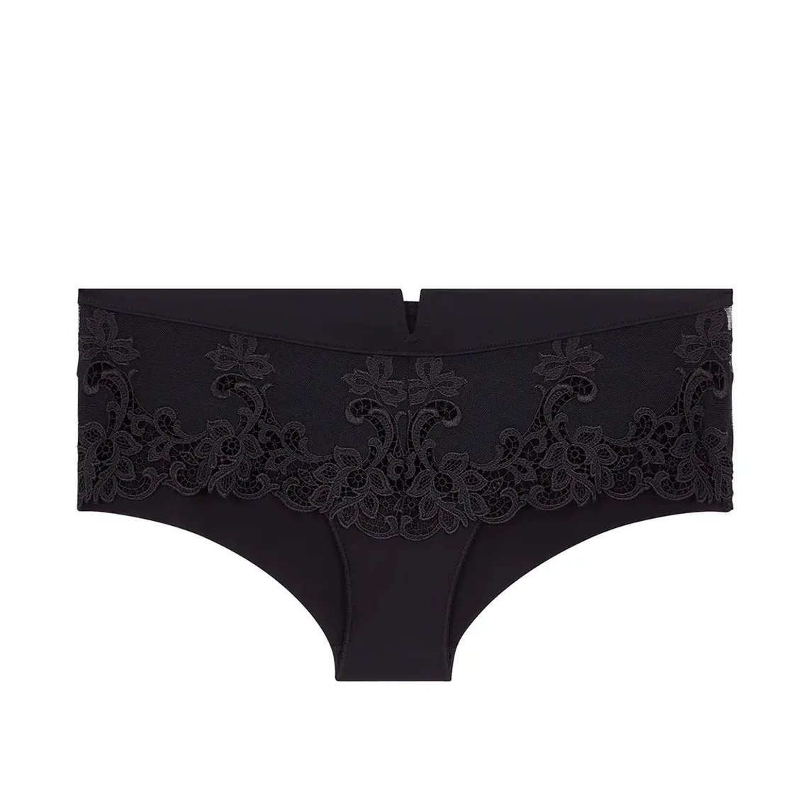 Simone Perele Shorty En Broderie Noir 9 Simone Perele Shorty En Broderie Noir – Image 7