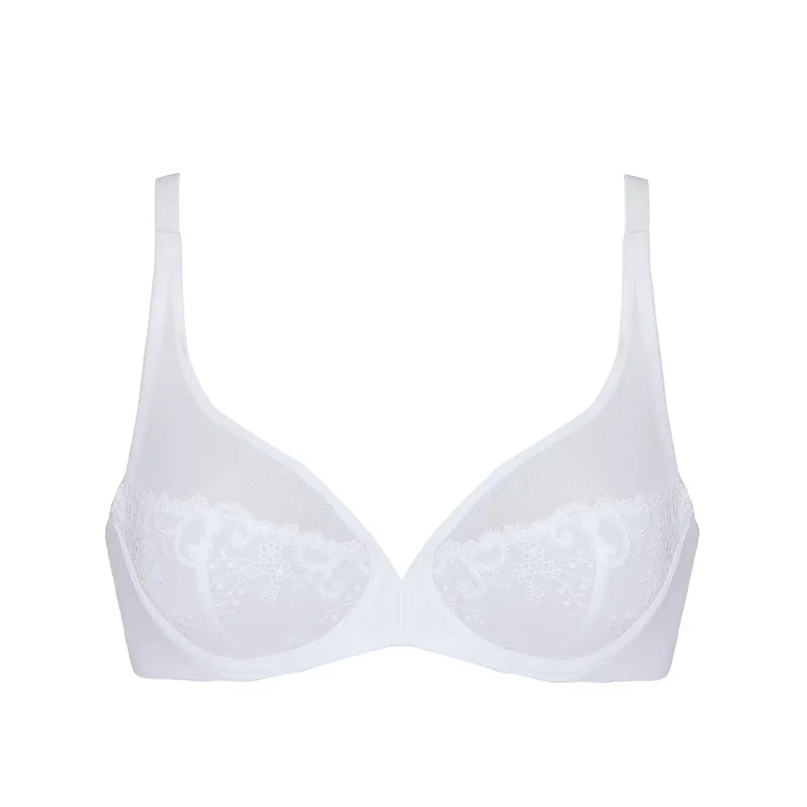 Simone Perele Soutien-gorge Plongeant avec Armatures - Blanc 7 Simone Perele Soutien-gorge Plongeant avec Armatures - Blanc – Image 5