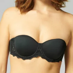Simone Perele Soutien-gorge Sans Bretelles En Spacer 3D - Noir