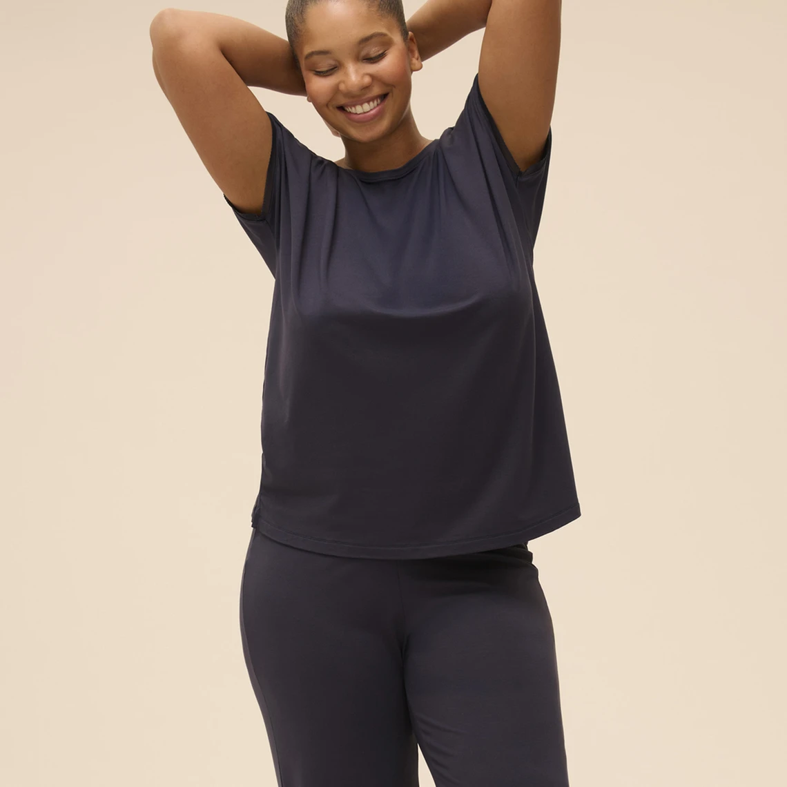 Simone Perele Top Manches Courtes Aurore - Bleu 4 Simone Perele Top Manches Courtes Aurore - Bleu – Image 2