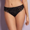 Bestform Slip Luccia Shiny Noir et Or - Lingerie en Dentelle et Microfibre -FITANCY Boutique slip 56358 1140x1140