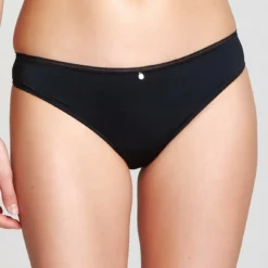 Cleo by Panache Harper Slip Brésilien Noir - Lingerie de Luxe -FITANCY Boutique slip bresilien noir 309273 1140x1140