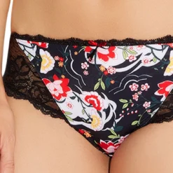 Fantasie Clementine Slip Noir - Lingerie de Luxe Grande Taille -FITANCY Boutique slip fantasie clementine noir 2 1140x1140