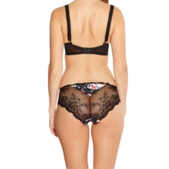 Fantasie Clementine Slip Noir - Lingerie de Luxe Grande Taille -FITANCY Boutique slip fantasie clementine noir 5 1140x1140