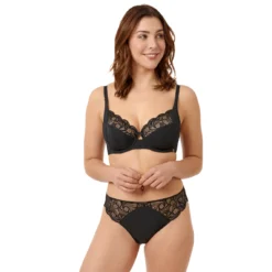 Sans Complexe Ariane Essential - Slip Microfibre et Dentelle Noir 11 Sans Complexe Ariane Essential - Slip Microfibre et Dentelle Noir -FITANCY Boutique slip noir 1218075 4 1140x1140