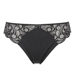 Sans Complexe Ariane Essential - Slip Microfibre et Dentelle Noir 8 Sans Complexe Ariane Essential - Slip Microfibre et Dentelle Noir -FITANCY Boutique slip noir 1218075 1140x1140