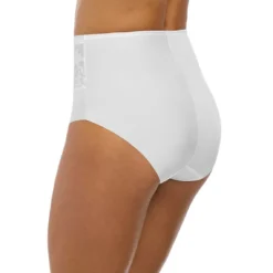 Slip Taille Haute Fantasie Illusion - Blanc Élégant -FITANCY Boutique slip taille haute blanc 308379 3 1140x1140