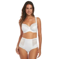 Slip Taille Haute Fantasie Illusion - Blanc Élégant -FITANCY Boutique slip taille haute blanc 308379 4 1140x1140