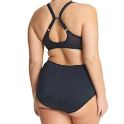 Elomi Mitzi Black High Waist Brief - Elegant Plus Size Lingerie 19 Elomi Mitzi Black High Waist Brief - Elegant Plus Size Lingerie -FITANCY Boutique slip taille haute elomi mitzi black 8 1140x1140