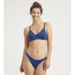 SLOGGI BODY ADAPT TWIST Soft Bra - Bleu -FITANCY Boutique sloggi body adapt twist soft brasoft bra bleu 3436584 4 1140x1140