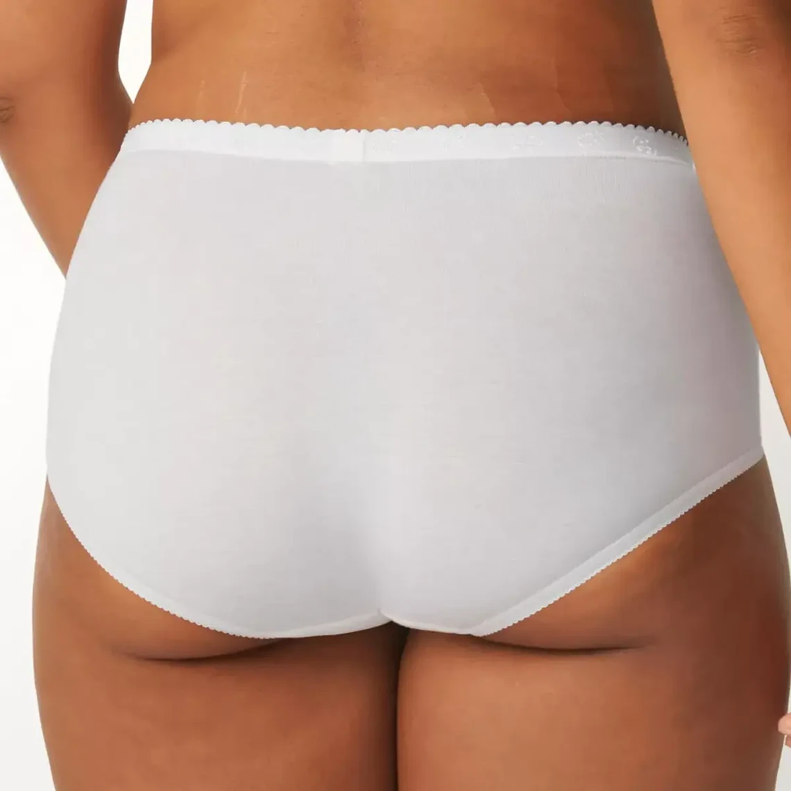 Sloggi Chic Maxi - Culotte Taille Haute Blanche en Coton 6 Sloggi Chic Maxi - Culotte Taille Haute Blanche en Coton – Image 4