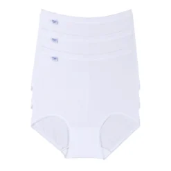 Lot de 3 Culottes Tailles Hautes Sloggi Basic - Confort Coton Blanc 15 Lot de 3 Culottes Tailles Hautes Sloggi Basic - Confort Coton Blanc -FITANCY Boutique sloggi lot de 3 culottes taille haute 1207919 10 67a01f3329188 1140x1140