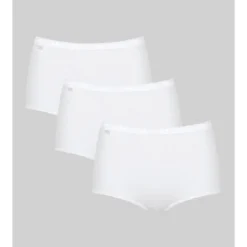 Lot de 3 Culottes Tailles Hautes Sloggi Basic - Confort Coton Blanc 11 Lot de 3 Culottes Tailles Hautes Sloggi Basic - Confort Coton Blanc -FITANCY Boutique sloggi lot de 3 culottes taille haute 1207919 9 67a01f2e513bf 1140x1140