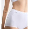 Sloggi Basic - Lot de 4 Culottes Hautes Blanches Confort Absolu -FITANCY Boutique sloggi lot de 4 culottes hautes 1273171 7 67a02131bccb1 1140x1140