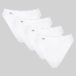 Sloggi Lot de 4 Culottes Échancrées Basic Tai en Coton -FITANCY Boutique sloggi slip echancre 3700315 6 68d2cac24d0ff 1140x1140