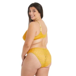 Soutien-gorge à Armatures Grand Maintien Jaune Ruche -FITANCY Boutique soutien gorge a armatures grand maintien jaune ruche 3576132 2 1140x1140