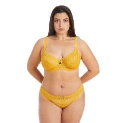 Soutien-gorge à Armatures Grand Maintien Jaune Ruche -FITANCY Boutique soutien gorge a armatures grand maintien jaune ruche 3576132 3 1140x1140