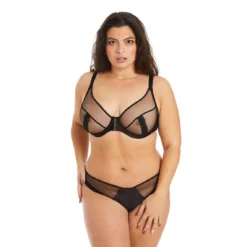 Soutien-gorge à Armatures Grand Maintien Noir Cats Eyes -FITANCY Boutique soutien gorge a armatures grand maintien noir cats eyes 3576038 2 1140x1140