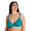 Pomm Poire Soutien-gorge Emboîtant Turquoise à Grand Maintien
