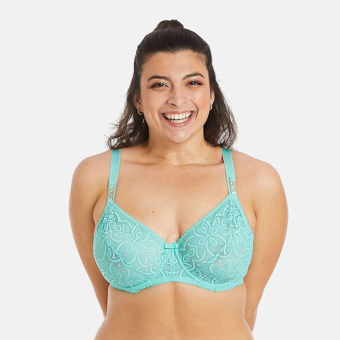 Soutien-gorge à Armatures Grand Maintien Turquoise Roulotte 7 Soutien-gorge à Armatures Grand Maintien Turquoise Roulotte – Image 5