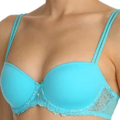 Soutien-gorge à Balconnets Marie Jo Jane - Bleu Raffiné -FITANCY Boutique soutien gorge a balconnets marie jo jane capri blue 3 1140x1140