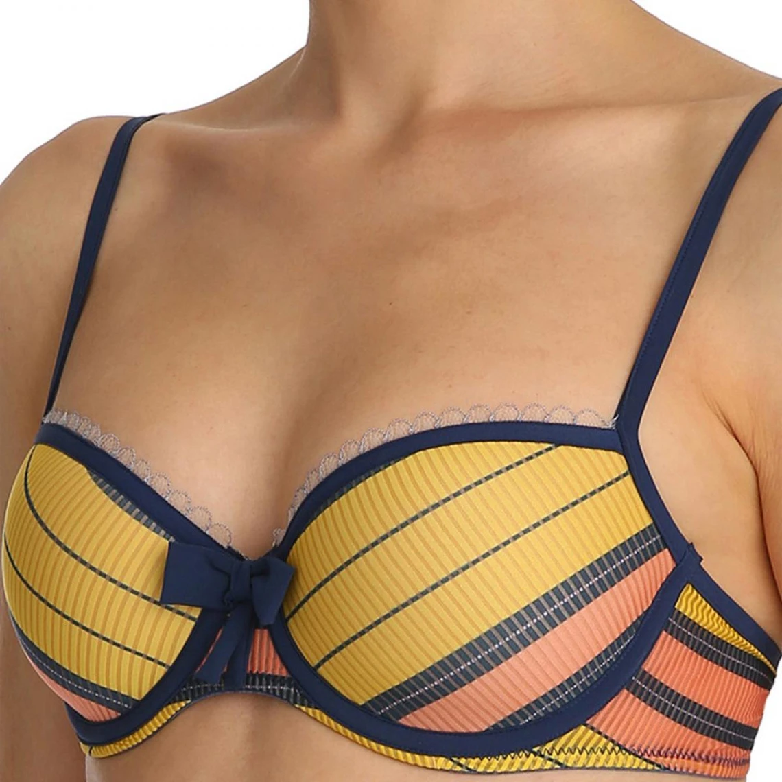 Marie Jo L'aventure Andreas Summer Stripes : Soutien-gorge Rembourré à Balconnets 5 Marie Jo L'aventure Andreas Summer Stripes : Soutien-gorge Rembourré à Balconnets – Image 3