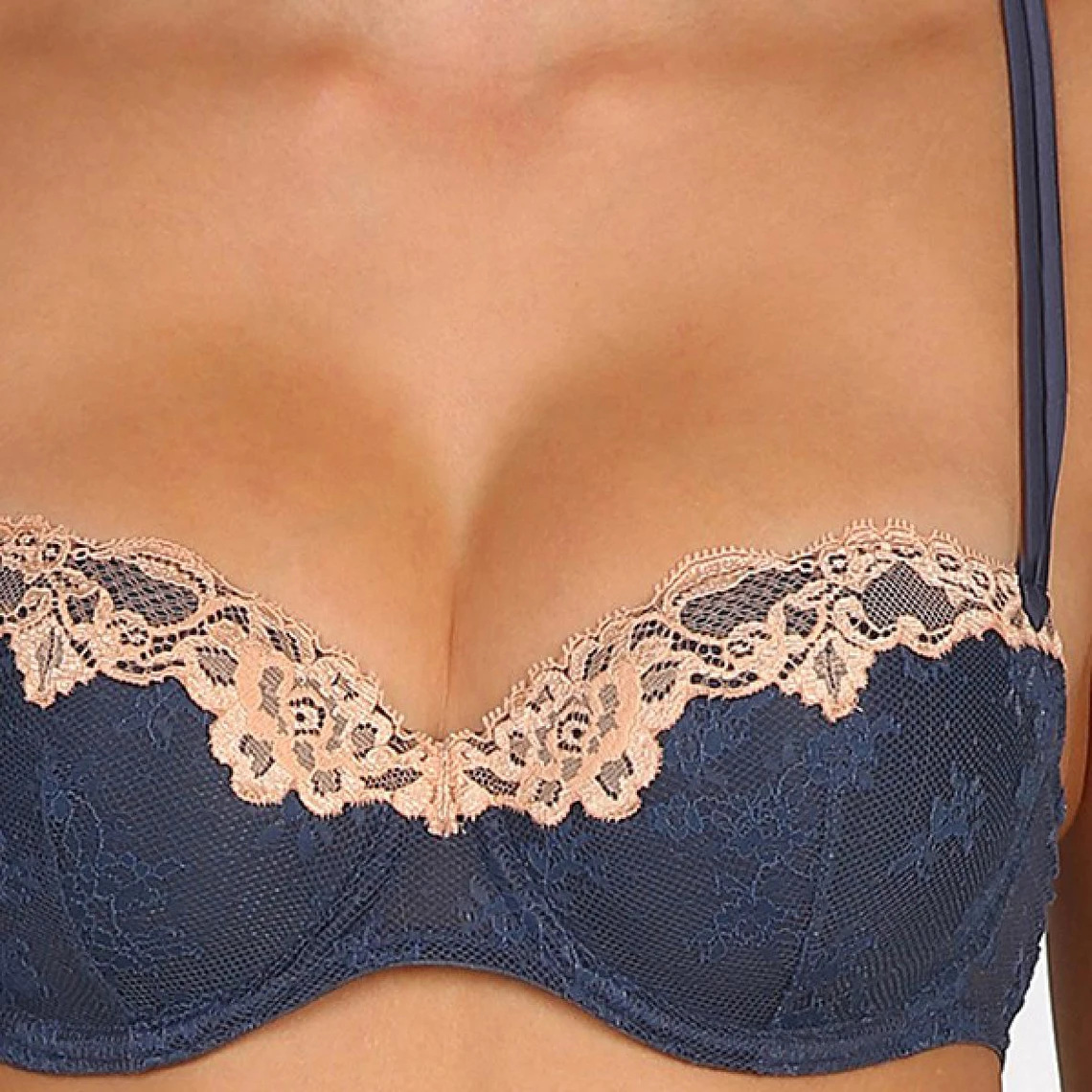 Marie Jo Soutien-gorge à Balconnets Bleu - Lingerie de Luxe 4 Marie Jo Soutien-gorge à Balconnets Bleu - Lingerie de Luxe – Image 2