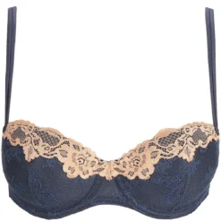 Marie Jo Soutien-gorge à Balconnets Bleu - Lingerie de Luxe 15 Marie Jo Soutien-gorge à Balconnets Bleu - Lingerie de Luxe -FITANCY Boutique soutien gorge a balconnets rembourre marie jo yoko blue shadow 5 1140x1140