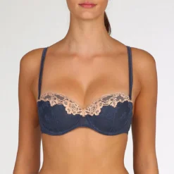 Marie Jo Soutien-gorge à Balconnets Bleu - Lingerie de Luxe 17 Marie Jo Soutien-gorge à Balconnets Bleu - Lingerie de Luxe -FITANCY Boutique soutien gorge a balconnets rembourre marie jo yoko blue shadow 7 1140x1140
