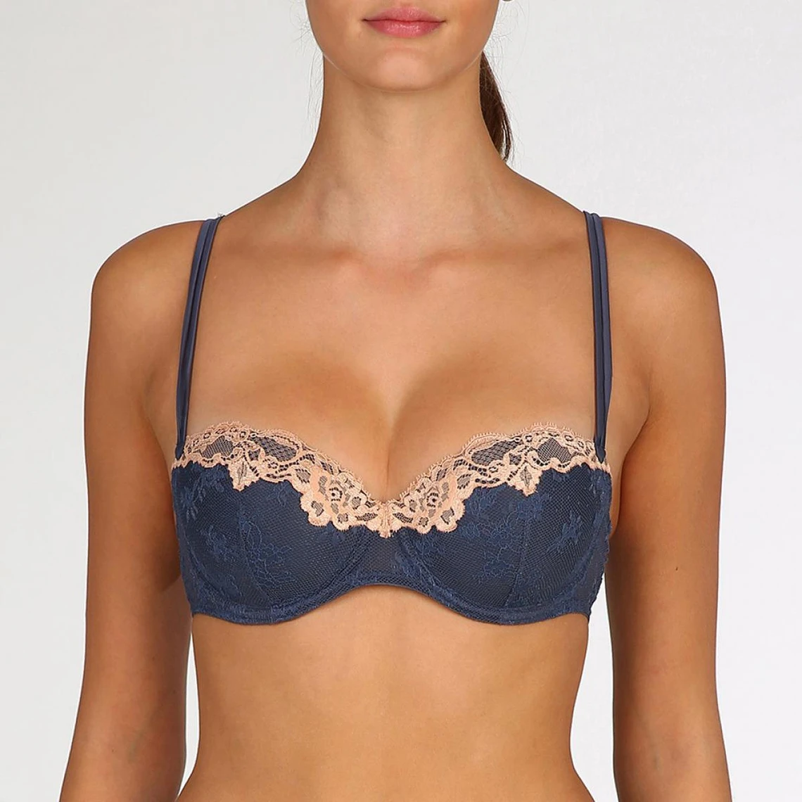 Marie Jo Soutien-gorge à Balconnets Bleu - Lingerie de Luxe 9 Marie Jo Soutien-gorge à Balconnets Bleu - Lingerie de Luxe – Image 7