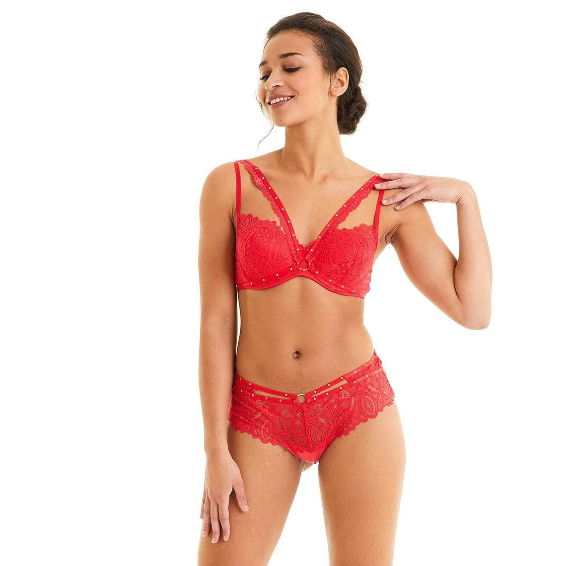 Pomm Poire SALTIMBANQUE Soutien-gorge Ampliforme Rouge 4 Pomm Poire SALTIMBANQUE Soutien-gorge Ampliforme Rouge – Image 2
