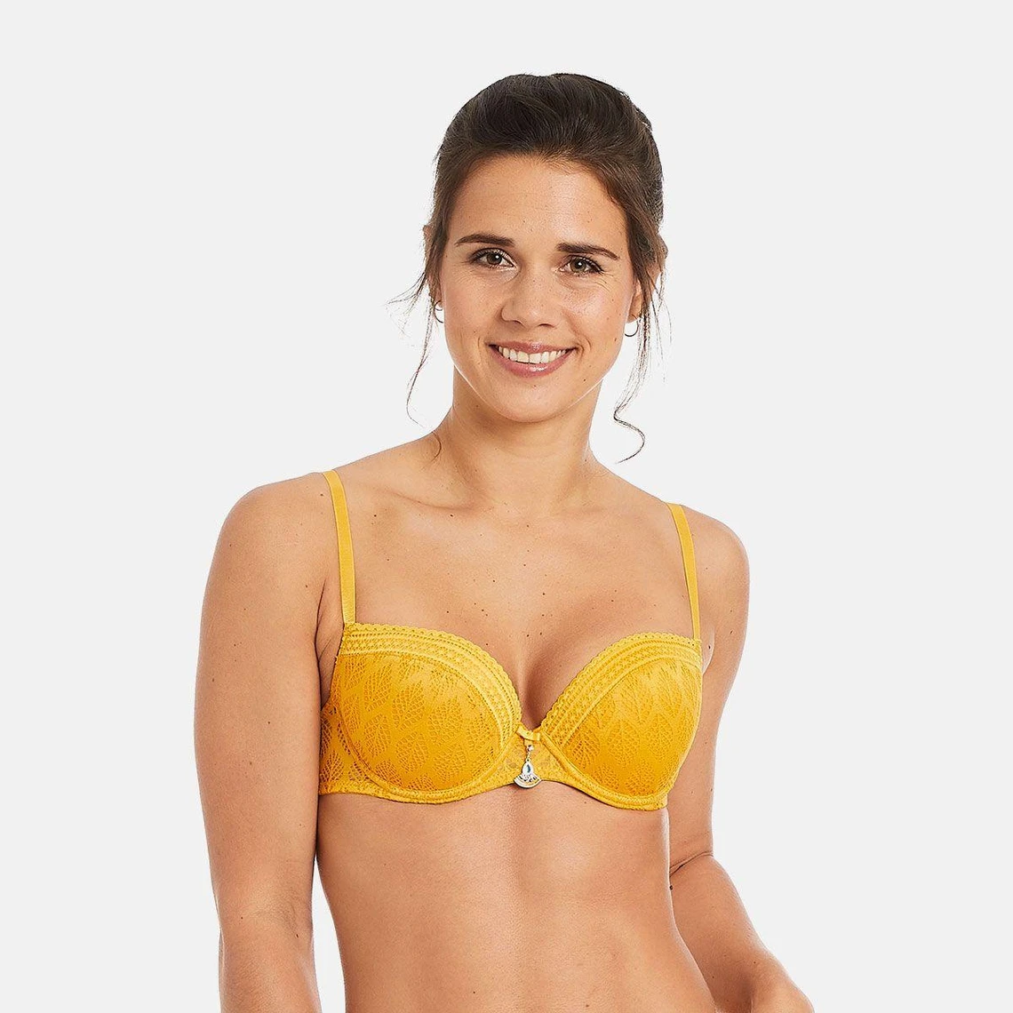 Soutien-gorge Ampliforme Coque Moulée Jaune Ruche 7 Soutien-gorge Ampliforme Coque Moulée Jaune Ruche – Image 5