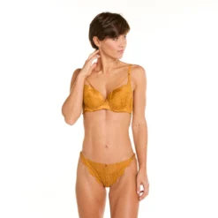 Camille Cerf x Pomm Poire - Soutien-gorge Ampliforme Effrontée Moutarde -FITANCY Boutique soutien gorge ampliforme coque moulee moutarde effrontee jaune 3662471 7883013 13 1140x1140
