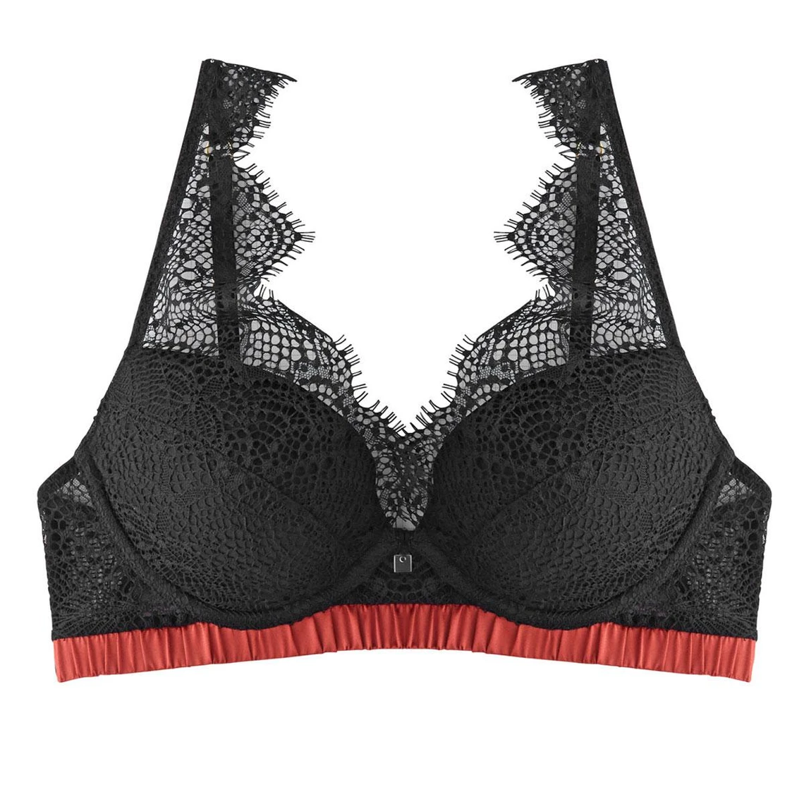 Soutien-gorge Ampliforme Coque Moulée Noir/cuivre Impertinente CAMILLE CERF & POMM'POIRE 4 Soutien-gorge Ampliforme Coque Moulée Noir/cuivre Impertinente CAMILLE CERF & POMM'POIRE – Image 2