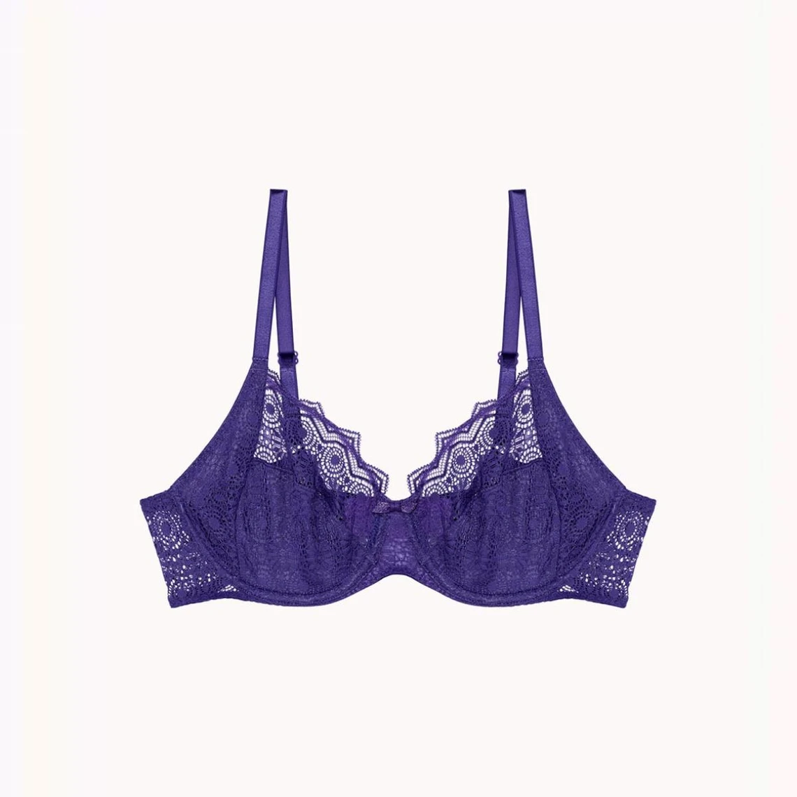 Passionata Soutien-gorge avec Armatures et Détails en Crochet - Violet Foncé 6 Passionata Soutien-gorge avec Armatures et Détails en Crochet - Violet Foncé – Image 4