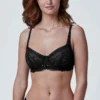 Skarlett Blue Minx - Soutien-gorge Balconnet Armatures Noir
