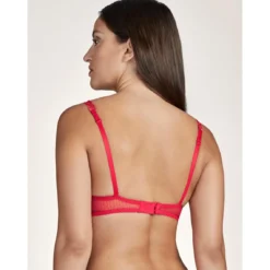 Aubade Poétique Esquisse : Soutien-gorge Balconnet à Armatures Rouge -FITANCY Boutique soutien gorge balconnet armatures rose 3176296 2 1140x1140