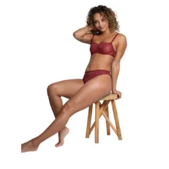 Passionata Soutien-gorge Bandeau à Armatures - Rouge