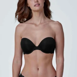 Soutien-gorge Bandeau Armatures - Noir Skarlett Blue