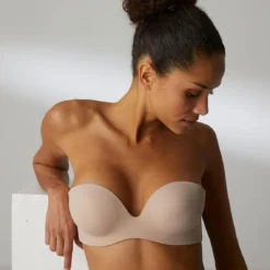 Simone Perele Soutien-gorge Bandeau Armatures - Nude Simone Pérèle Essentiel -FITANCY Boutique soutien gorge bandeau armatures nude 2892342 1 1140x1140